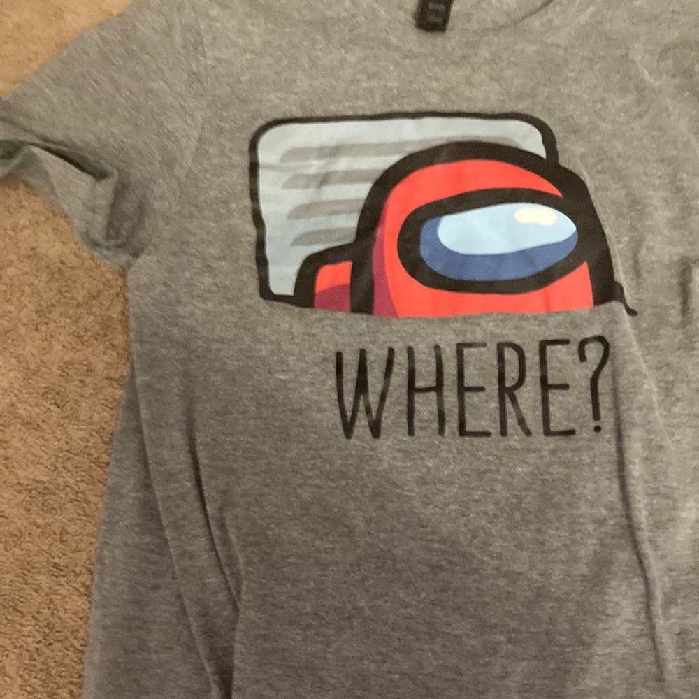 Custom made Among Us shirt, size small